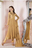 Golden Anarkali Suit