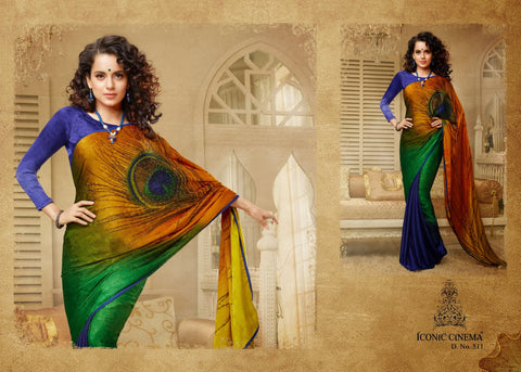 Peacock Saree