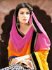 Multi Colour Half Chiffon Half Bhaglpuri Saree