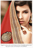 Red Crape Chiffon Saree