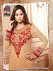 Beige Georgette Salwar Suit