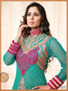 Cyan Georgette Salwar Suit