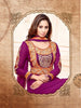 Purple Georgette Salwar Suit