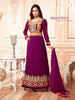 Purple Georgette Salwar Suit