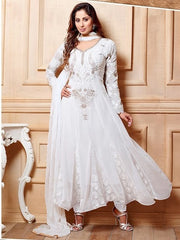 White Georgette Salwar Suit